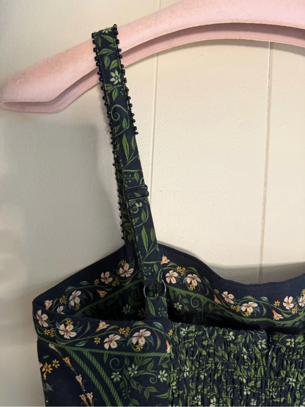 FARM Rio Black and Green Floral Maxi Dress - Picture 5 of 7